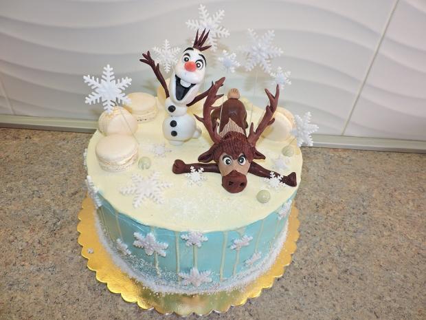olaf, torta, Rozprávkové torty, Obertová Mária, 1