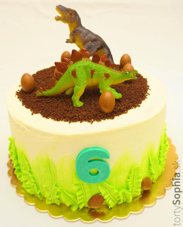 Narodeninové dinosaury, torta, Torty so zvieratkami, tortysophia.sk, 1