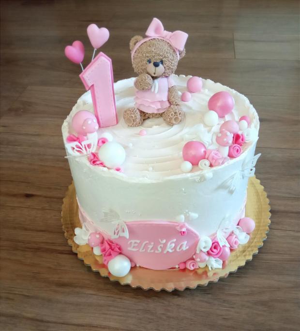 1. rôčik, torta, Torty pre dievčatá, Mirka02, 1