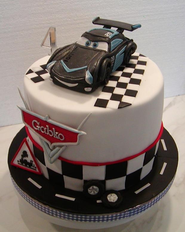 Autíčko pre Gabka k narodeninám, torta, Torty autíčka, vláčiky, babina 555, 2