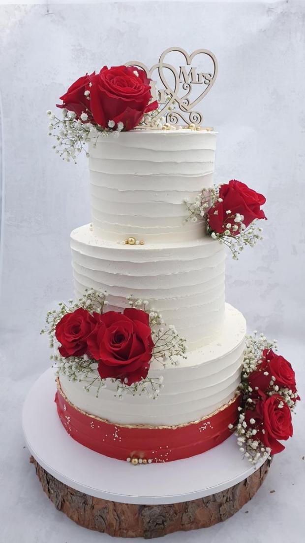 Svadobná torta, torta, Svadobné torty, Miriam 17, 3