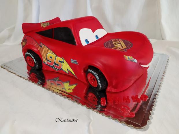 Bleskový McQueen, torta, Torty autíčka, vláčiky, Kadanka, 1