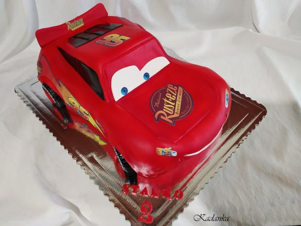Bleskový McQueen, torta, Torty autíčka, vláčiky, Kadanka, 2