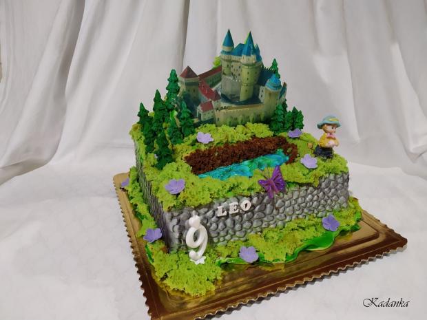 Bojnický zámok pre malého obdivovateľa hradov a zámkov, torta, Narodeninové torty, Kadanka, 3