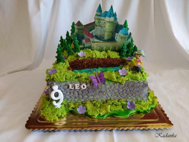 Bojnický zámok pre malého obdivovateľa hradov a zámkov, torta, Narodeninové torty, Kadanka, 2