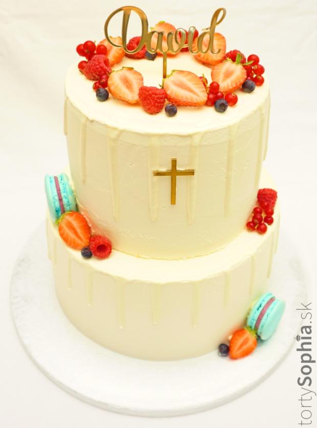 Krstinová, torta, Torty na cirkevné sviatky, tortysophia.sk, 1
