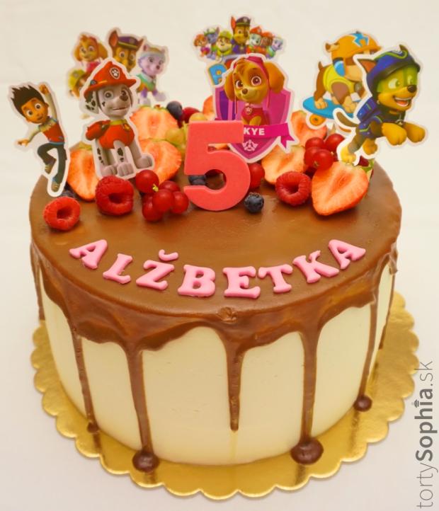 Paw Patrol, torta, Rozprávkové torty, tortysophia.sk, 1