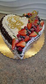 srdce, torta, Narodeninové torty, Obertová Mária, 1