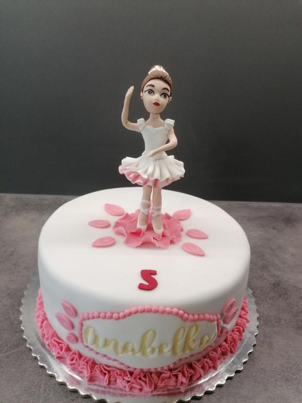 S balerínou , torta, Torty pre dievčatá, lusy4, 1