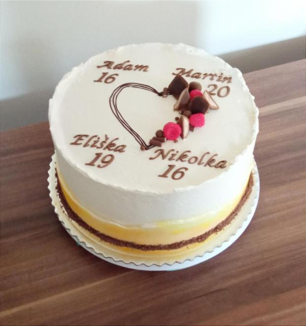 Pre štyroch oslávencov, torta, Narodeninové torty, Mirka02, 1