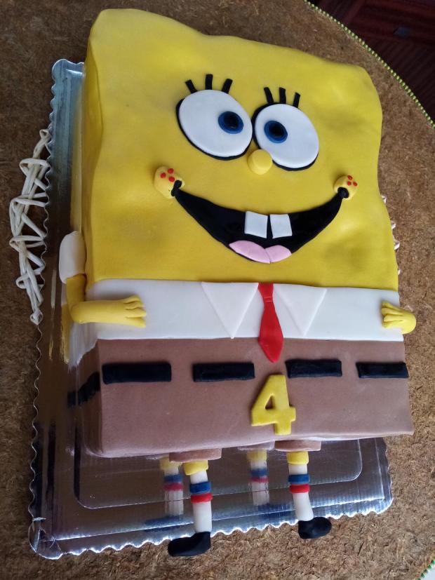 Spongebob, torta, Narodeninové torty, mariduka, 1