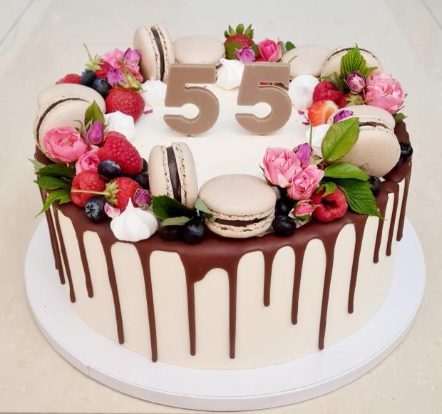 K životnému jubileu, torta, Narodeninové torty, Torty od Adriany, 1