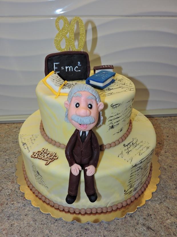 Einstein, torta, Narodeninové torty, Obertová Mária, 1