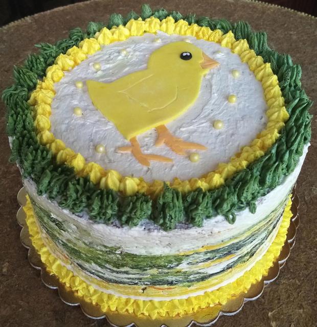 Torta s kuriatkom, torta, Torty so zvieratkami, mariduka, 1