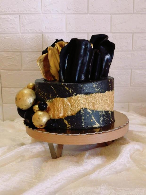 Cierno-zlata, torta, Narodeninové torty, Reka Buzogany Laszlo, 1