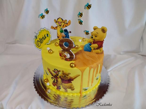  Medvedík Pú Winnie the Pooh, torta, Rozprávkové torty, Kadanka, 4