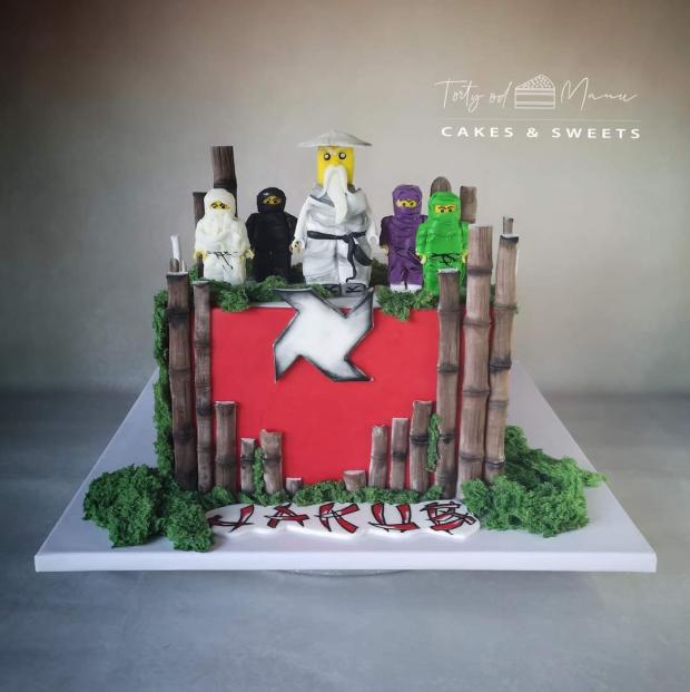 Lego ninjago, torta, Rozprávkové torty, Manu Sinoj, 1
