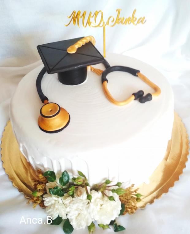 Promócie , torta, Torty - škola, stužková, Anca.B, 1