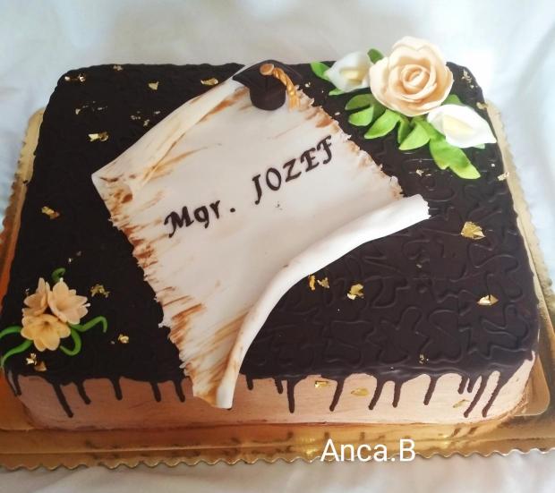 Promócie , torta, Torty - škola, stužková, Anca.B, 1