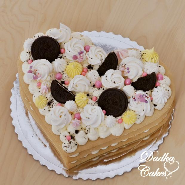 narodeninové srdce, torta, Narodeninové torty, DadkaCakes, 1