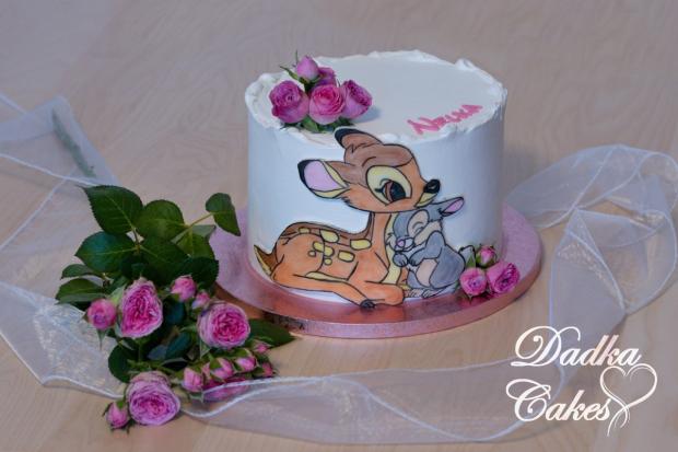 Bambi a Dupkáč, torta, Rozprávkové torty, DadkaCakes, 1