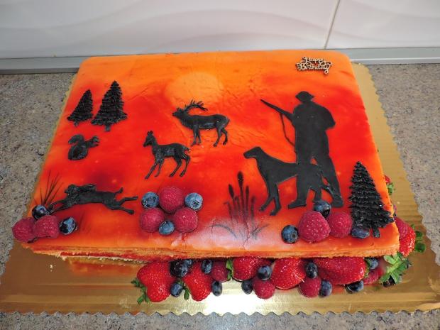 punč, torta, Narodeninové torty, Obertová Mária, 1
