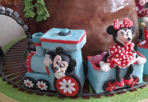 rozprávkový vláčik pre vnúčatká, torta, Torty autíčka, vláčiky, mariaJ, 3