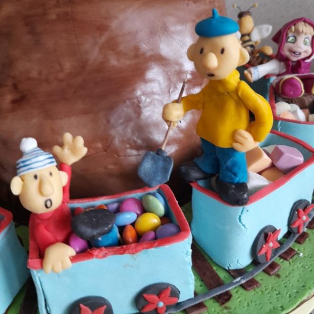 rozprávkový vláčik pre vnúčatká, torta, Torty autíčka, vláčiky, mariaJ, 4
