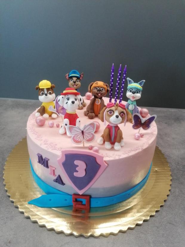 Tlapková patrola , torta, Rozprávkové torty, lusy4, 1