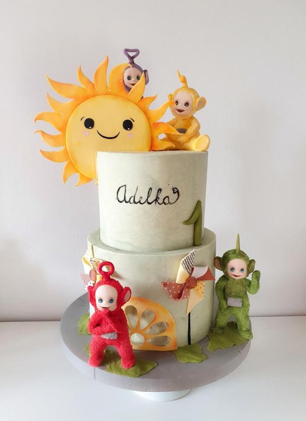 Teletubbies , torta, Rozprávkové torty, AM torty, 1