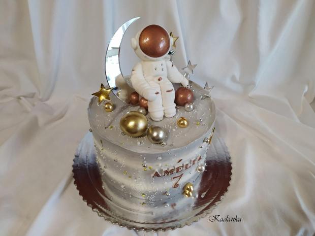 Vesmír s astronautom , torta, Ostané torty pre deti, Kadanka, 3