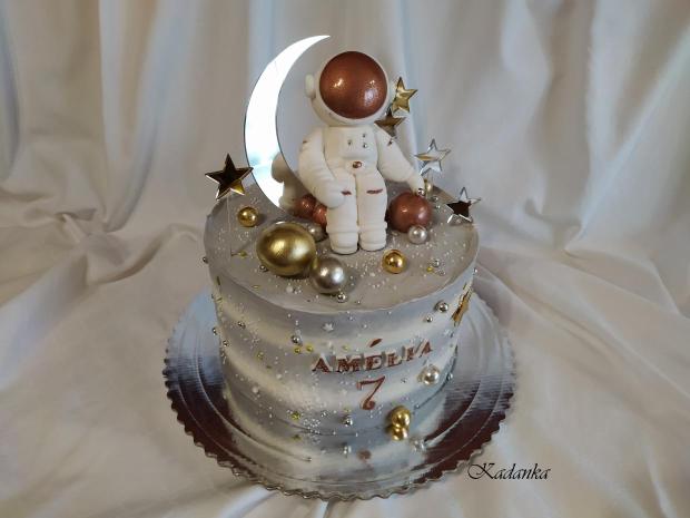 Vesmír s astronautom , torta, Ostané torty pre deti, Kadanka, 4