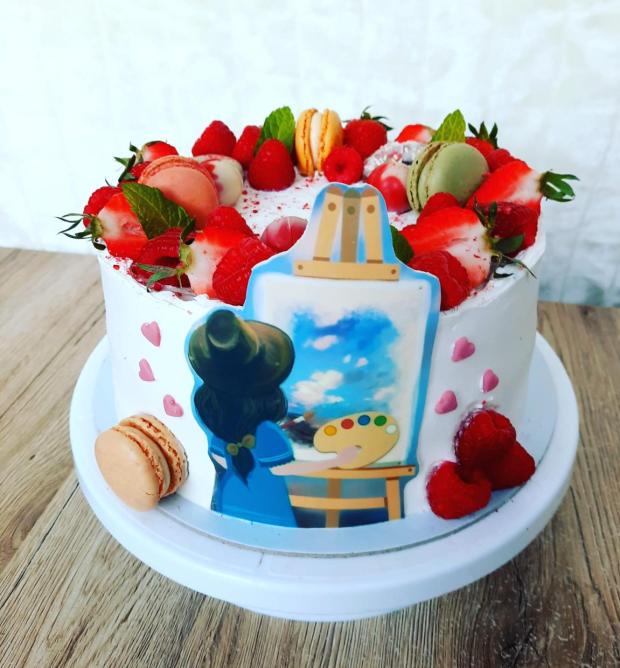 Pre maliarku , torta, Narodeninové torty, TinkyCake, 1