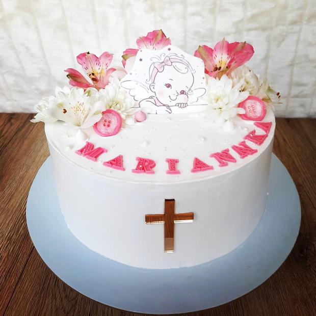 Ku krstu , torta, Torty na krstiny, TinkyCake, 1