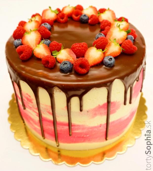K narodeninám, torta, Drip torty, tortysophia.sk, 1