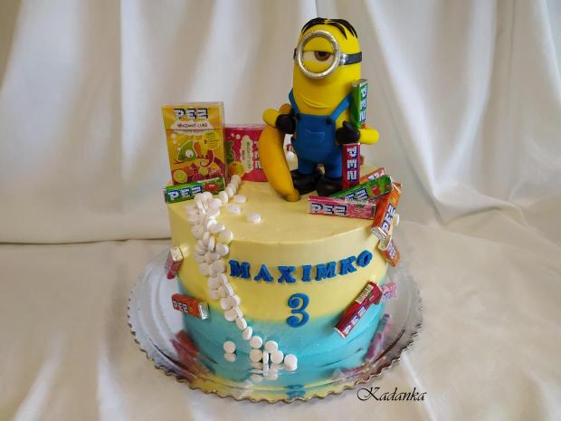 Mimoň? PEZ cukriky? Banánik? Krémová tortička pre milovníka PEZ , PEZ , PEZ , torta, Ostané torty pre deti, Kadanka, 1