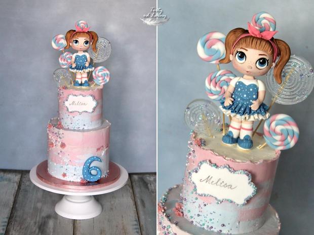 LOL torta, torta, Torty pre dievčatá LOL torta, torta, Torty pre dievčatá, Lorna, 1