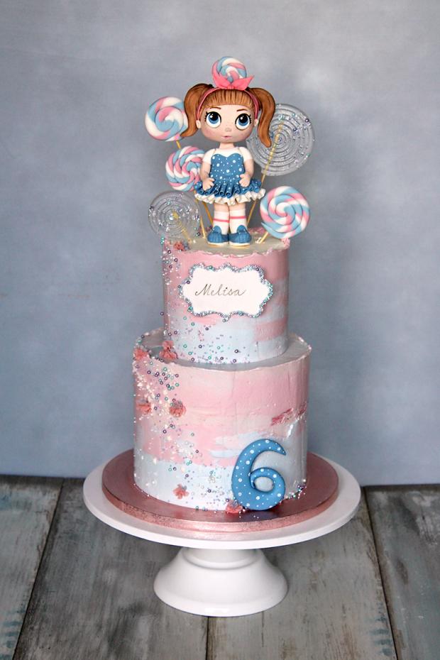 LOL torta, torta, Torty pre dievčatá LOL torta, torta, Torty pre dievčatá, Lorna, 2