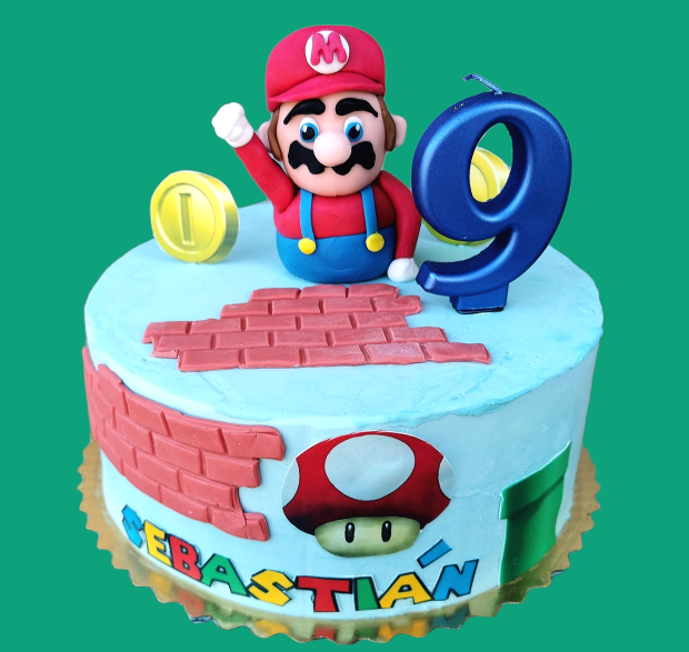 Super Mário , torta, Ostané torty pre deti, Katarína Záhorecová, 1