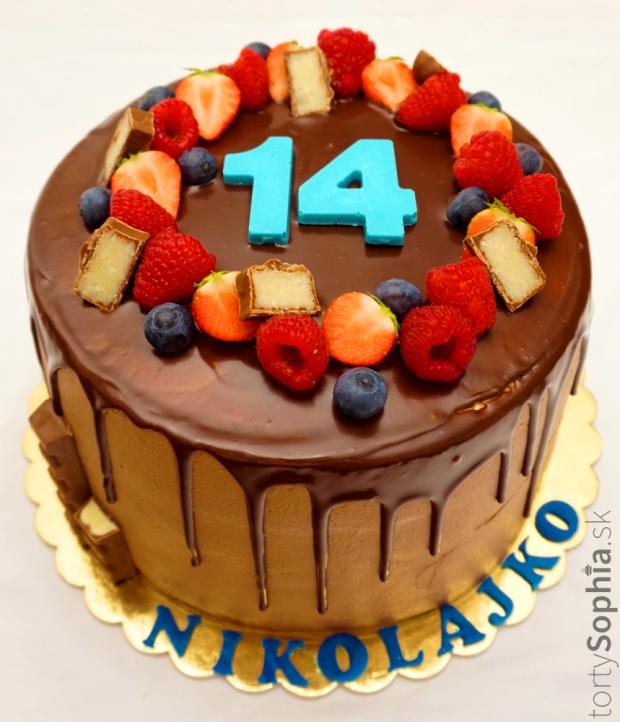Narodeninová, torta, Drip torty, tortysophia.sk, 1