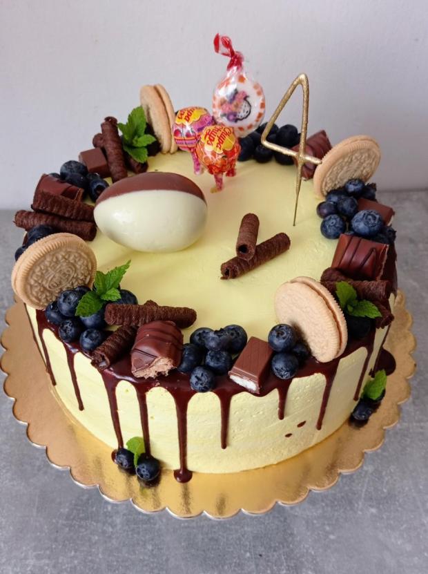 Ovocná so sladkosťami , torta, Narodeninové torty, BakingWithLove, 1