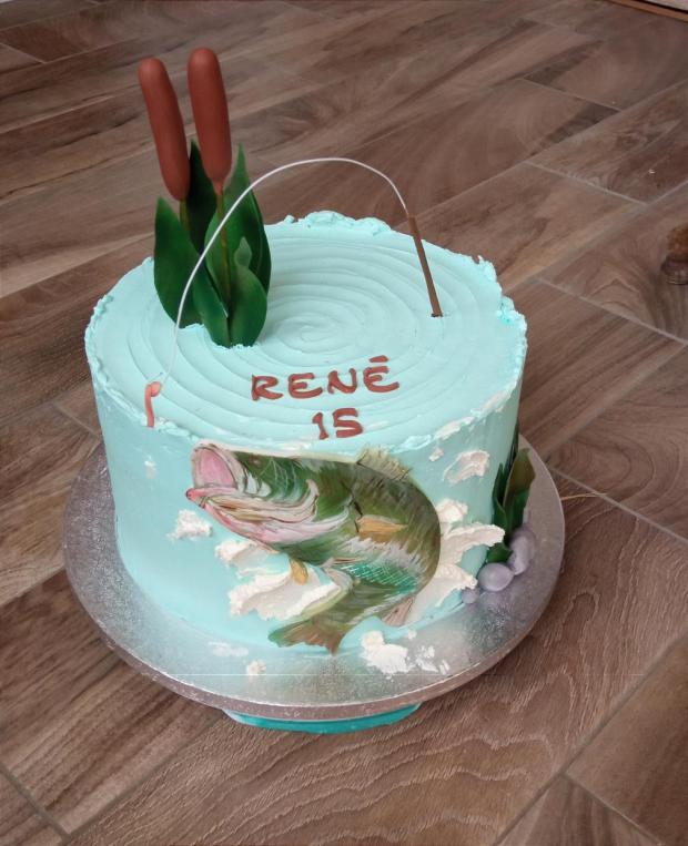 Pre mladého rybára , torta, Narodeninové torty, Mirka02, 1
