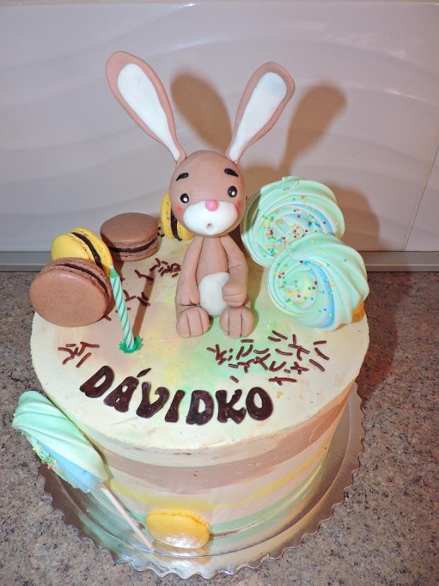 Tortička so zajačikom, torta, Torty so zvieratkami, Obertová Mária, 1