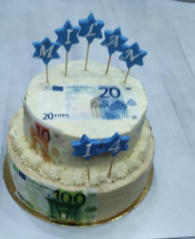 Narodeninová s eurami, torta, Narodeninové torty, helenah, 1
