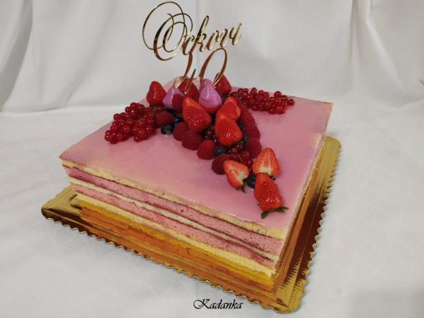 Punčová tortička s ovocím pre pána , torta, Nahé torty, Kadanka, 3
