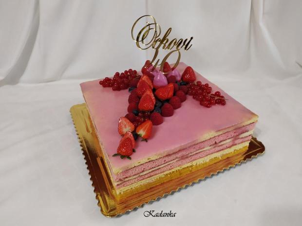 Punčová tortička s ovocím pre pána , torta, Nahé torty, Kadanka, 4