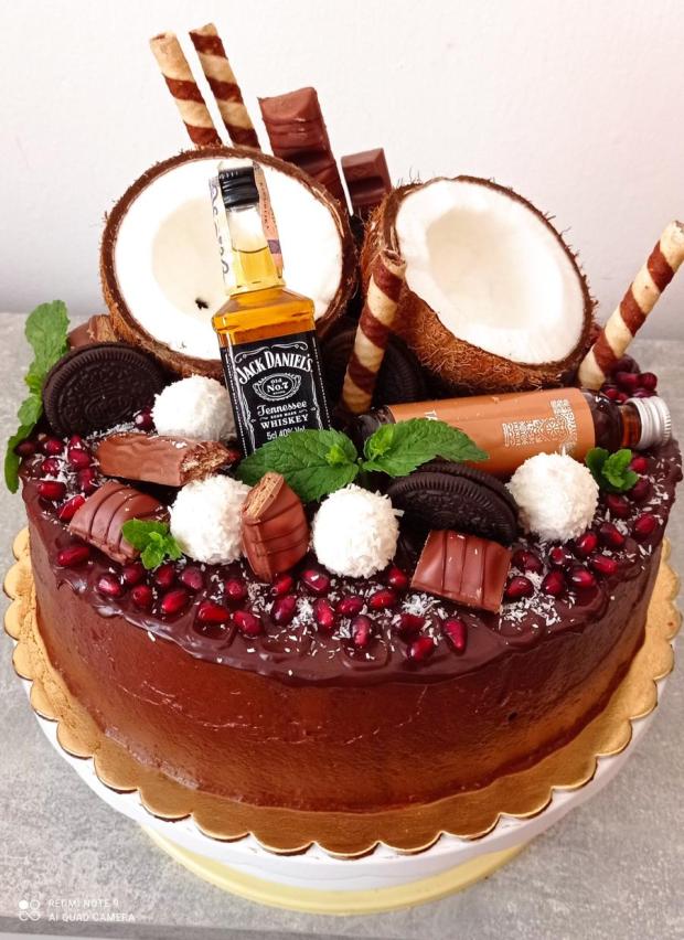 Čokoládová torta , torta, Narodeninové torty, BakingWithLove, 1