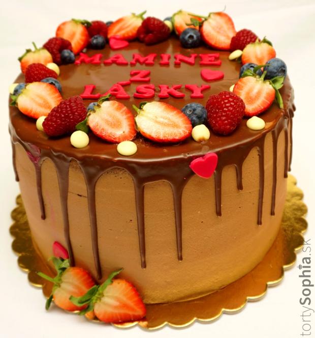 Narodeninová, torta, Drip torty, tortysophia.sk, 1