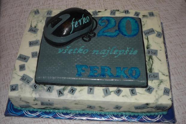 Ferko  -- 20  --, torta, Narodeninové torty, Primilka, 1