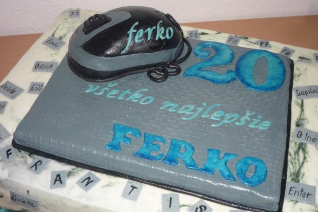 Ferko  -- 20  --, torta, Narodeninové torty, Primilka, 2